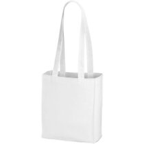 Bolsa de polipropileno con asas largas personalizada blanca Bolsa de polipropileno con asas largas personalizada blanca