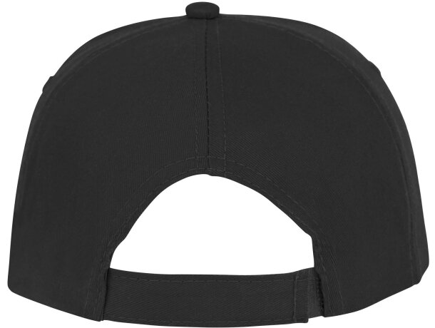 Gorra personalizable de 5 paneles con detalle de ribete Negro intenso detalle 31