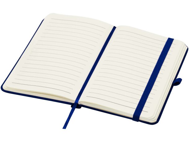 Libreta tapa dura A6 Spectrum Plus con papel FSC certificado Azul marino detalle 10