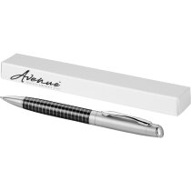 Bolígrafo en metal con diseño elegante personalizado negro intenso Bolígrafo en metal con diseño elegante personalizado negro intenso