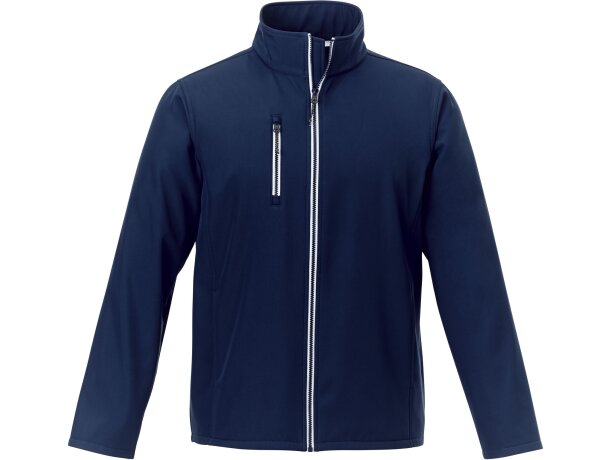 Chaqueta softshell Orion para hombre en poliéster elástico Azul marino detalle 20