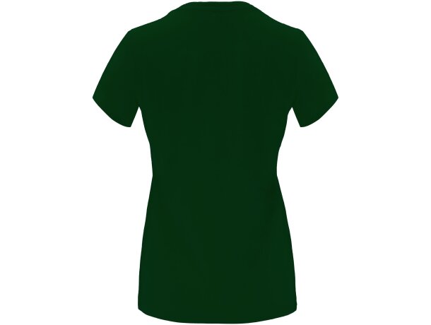 Camiseta manga corta mujer Capri Roly 100% algodón 170 g/m² Verde botella detalle 106