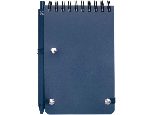 Libreta tapa dura A6 Thalaasa con bolígrafo de plástico oceánico Azul océano detalle 8