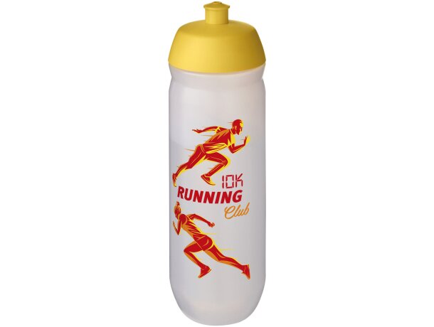 Bidón deportivo de 750 ml HydroFlex™ Clear Amarillo/transparente escarchado detalle 5