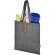 Bolsa tote Aware Pheebs de algodón y poliéster reciclado Negro detalle 15