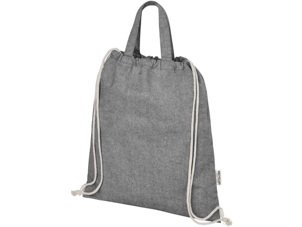 Mochila de cuerdas Aware Pheebs reciclada con rastreador QR Negro detalle 14