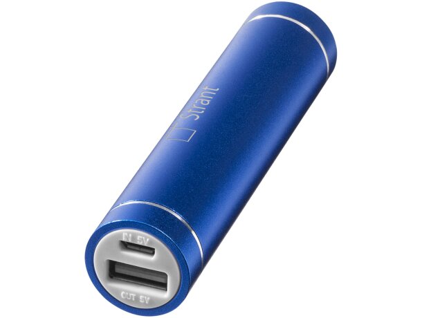 Power bank 2200 mah de aluminio con logo