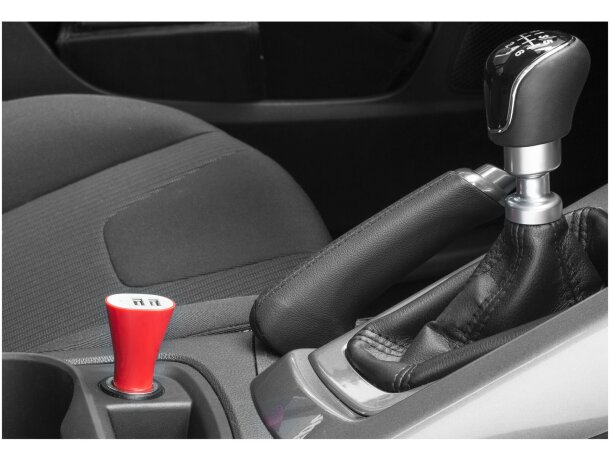 Adaptador doble para coche con usb barata
