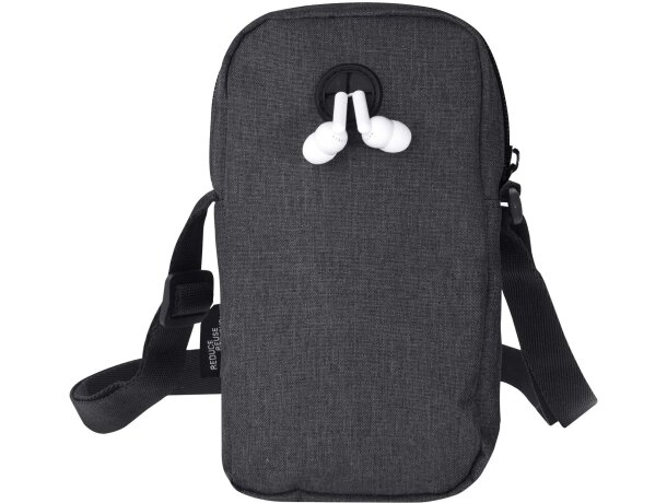 Funda teléfono reciclada certificada GRS Ross con cremallera detalle 11