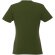 Camiseta de manga corta para mujer ”Heros” Verde militar detalle 50