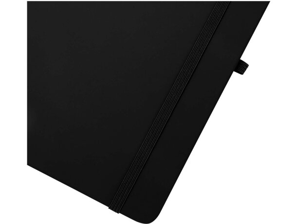 Libreta tapa dura A5 Spectrum Plus con papel certificado FSC Negro intenso detalle 6