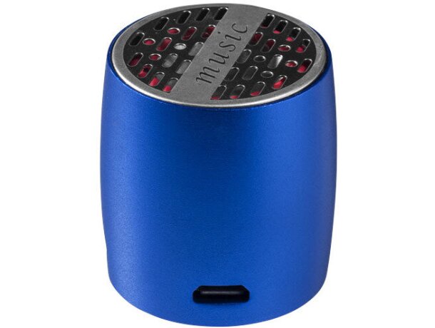 Altavoz compacto de aluminio personalizado azul medio Altavoz compacto de aluminio personalizado azul medio