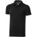 Polo de manga corta tejido mixto unisex Negro intenso