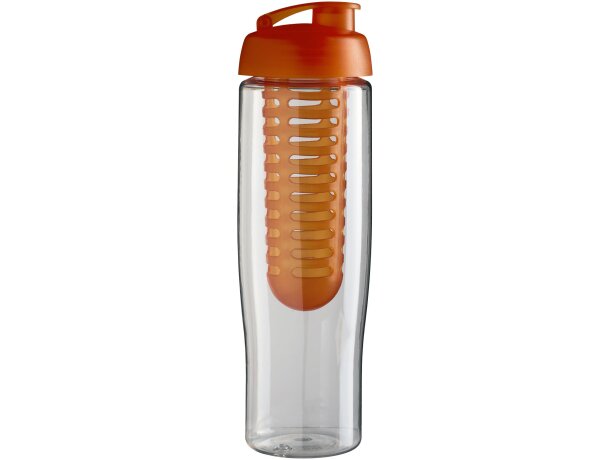 H2O Active® Tempo Bidón deportivo e infusor con Tapa Flip de 700 ml Transparente/naranja detalle 21