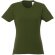 Camiseta de manga corta para mujer ”Heros” Verde militar detalle 49