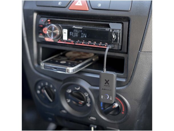 Adaptador audio Bluetooth Xtorm AirWave con doble emparejamiento Negro intenso detalle 6
