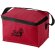 Bolsa térmica para 6 Latas no tejido Spectrum Rojo detalle 4
