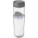 H2O Active® Tempo Bidón deportivo con tapa de rosca de 700 ml Transparente/gris tormenta detalle 1