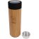Botella inteligente bambú SCX.design D11 con sensor digital Madera detalle 4