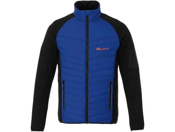 Chaqueta aislante híbrida de hombre Banff con plumón sintético Azul detalle 5
