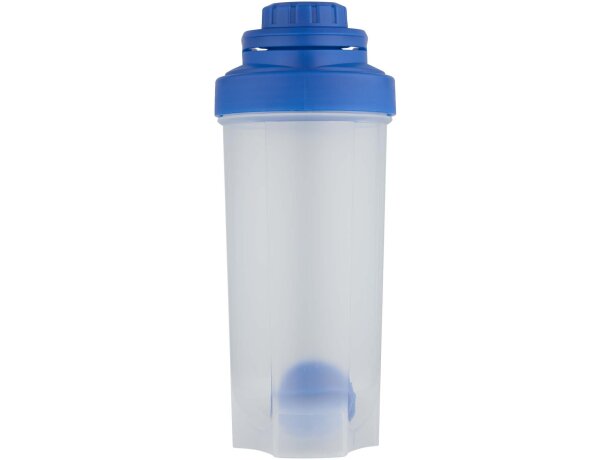 Bidón deportivo Forza 700ml con bola agitadora para batidos Azul real detalle 15