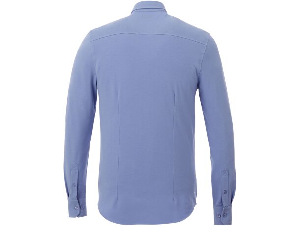 Camisa corporativa elastano 200 g/m2 Elevate Life Bigelow Azul claro detalle 8