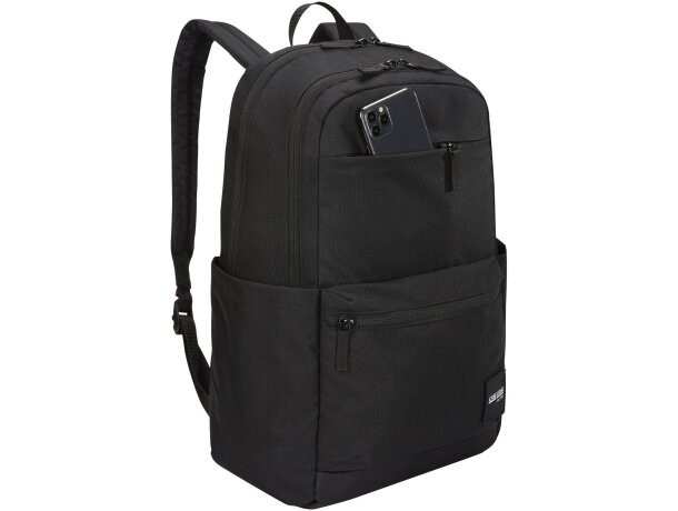 Mochila portátil Case Logic Uplink 26L poliéster reciclado Negro intenso detalle 6