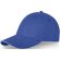Gorra de 6 paneles Darton personalizadas con detalle de ribete elegante Azul