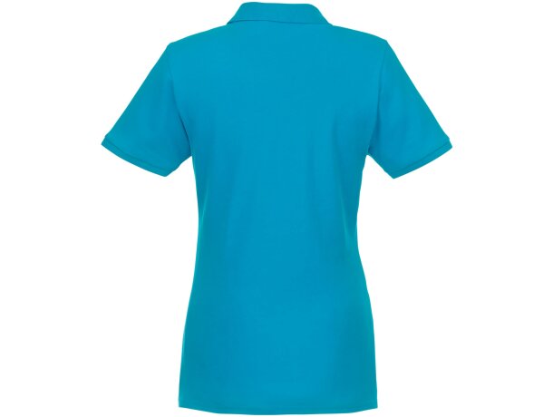 Polo de manga corta de material reciclado orgánico GRS para mujer Beryl economico