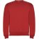 Sudadera cuello redondo infantil Roly Clasica 280 g/m² Rojo