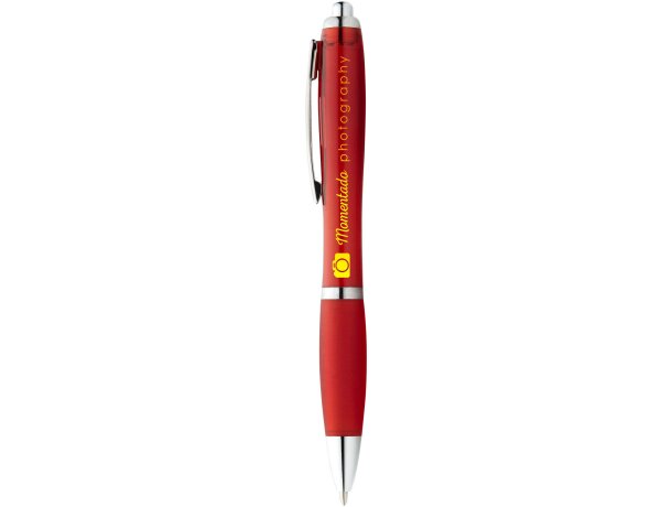 Bolígrafo Nash con cuerpo y empuñadura del mismo color personalizado
