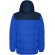 Chaqueta acolchada infantil Tallin Roly con capucha fija Azul real/azul marino detalle 13