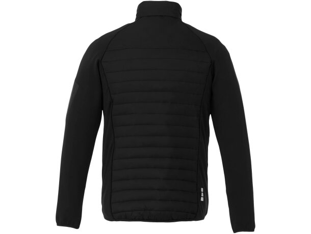 Chaqueta aislante híbrida de hombre Banff con plumón sintético Negro intenso detalle 16