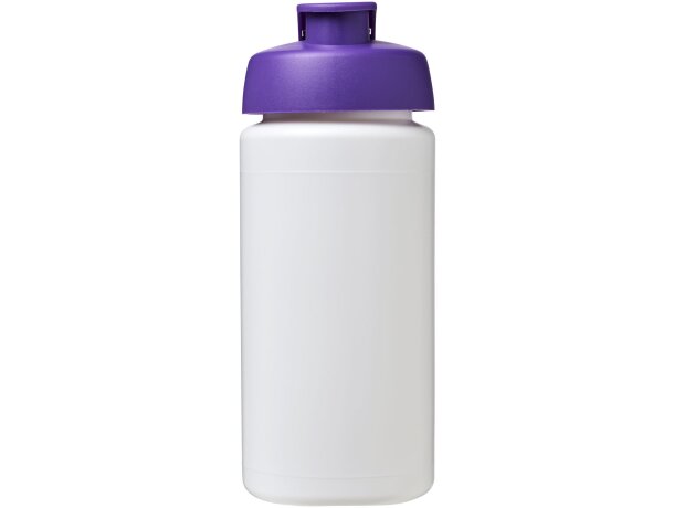 Baseline™ Plus Bidón deportivo con Tapa Flip de 500 ml con asa Blanco/morado detalle 32