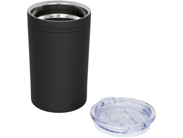 Vaso Pika 330ml acero inoxidable doble pared aislamiento vacío Negro intenso detalle 3