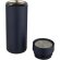 Botella Iluminate 650ml acero inoxidable reciclado tres tapas Azul marino detalle 4