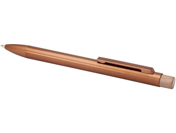 Bolígrafo Beatriz de latón reciclado con tinta azul Cobre detalle 8