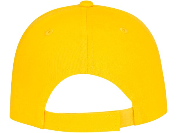 Gorra dividida en 6 paneles. Ideal para merchandising Amarillo detalle 7