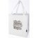 Bolsa tote non woven RPET Liberty con certificado GRS Blanco detalle 5