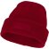 Gorro de lana con parche Boreas Rojo