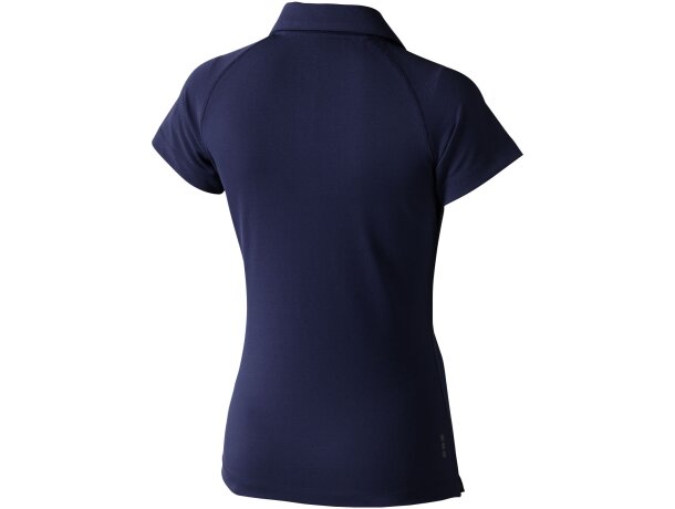 Polo de manga corta de mujer ottawa de Elevate 220 gr Azul marino detalle 14