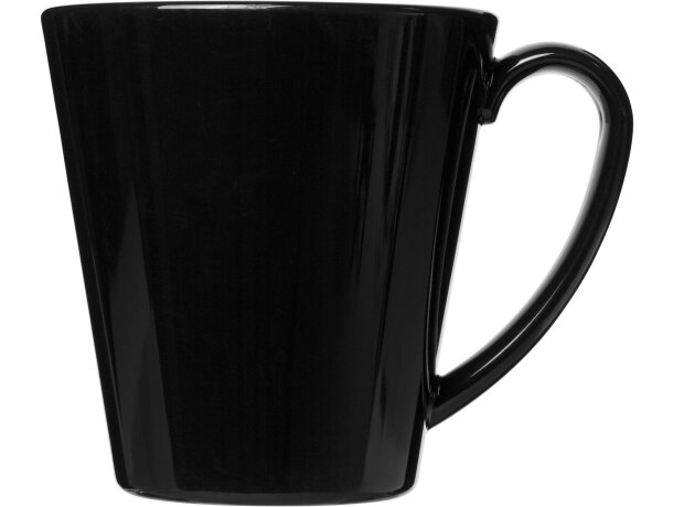 Taza plástico San suprema 350 ml personalizable corporativa Negro intenso detalle 2