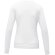 Jersey cuello redondo mujer Zenon interior afelpado algodón Blanco detalle 3