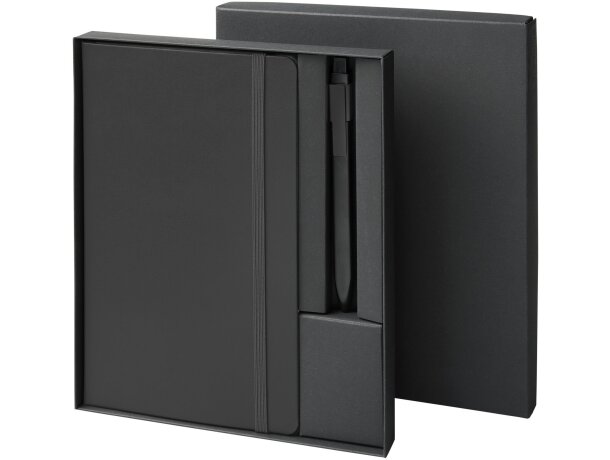 Set de regalo con libreta y bolígrafo Moleskine negro intenso Negro intenso detalle 6