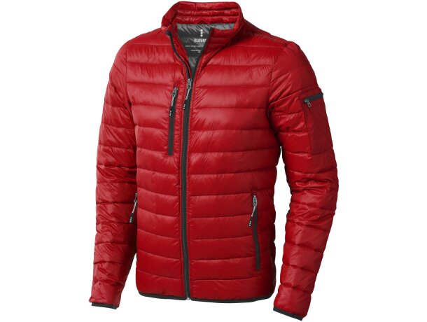 Chaqueta ligera plumón natural hombre Scotia Negro intenso detalle 42