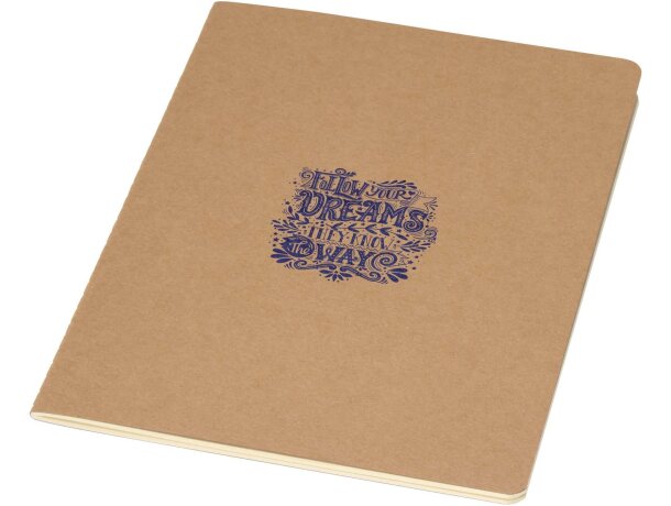 Libreta Slyk A5 kraft sostenible con papel certificado FSC Natural detalle 1