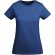 Camiseta mujer algodón orgánico Breda de Roly Azul real