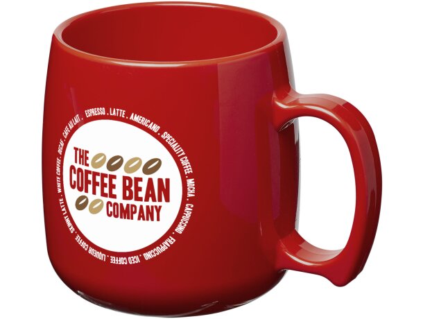 Taza de plástico clásica de 300 ml Rojo detalle 10