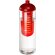 H2O Active® Vibe Bidón deportivo e infusor con tapa Dome de 850 ml Transparente/rojo