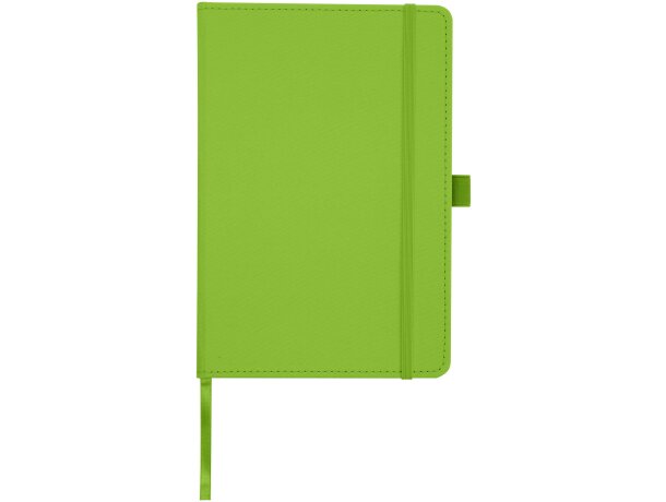 Libreta tapa dura plástico oceánico reciclado Thalaasa FSC Verde manzana detalle 26